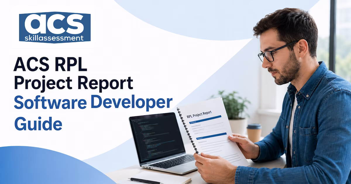 Software developer mapping technical decisions to ACS RPL project report competencies and ANZSCO 261312 framework